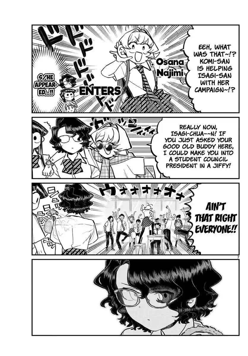 Komi san wa Komyushou Desu. Ch. 199 Hit and Cover Rock Paper Scissors