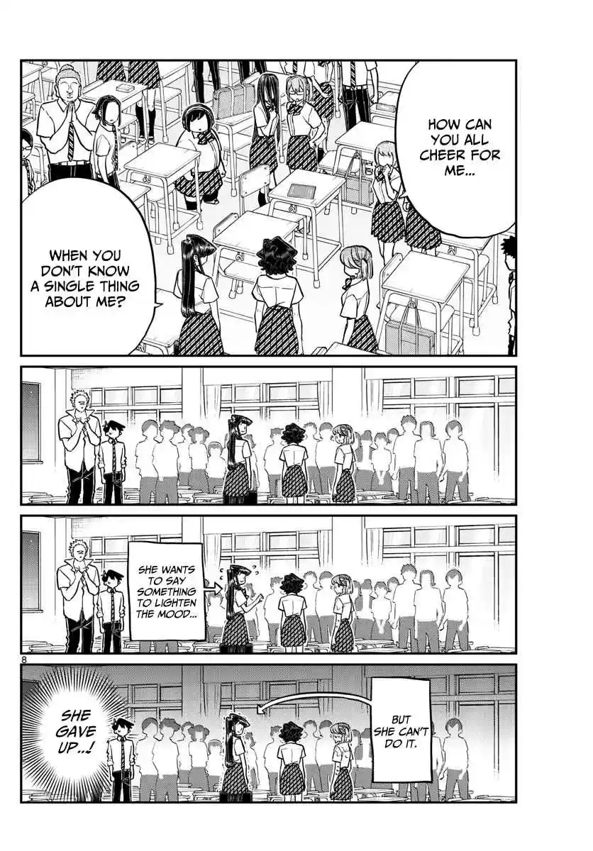 Komi san wa Komyushou Desu. Ch. 199 Hit and Cover Rock Paper Scissors