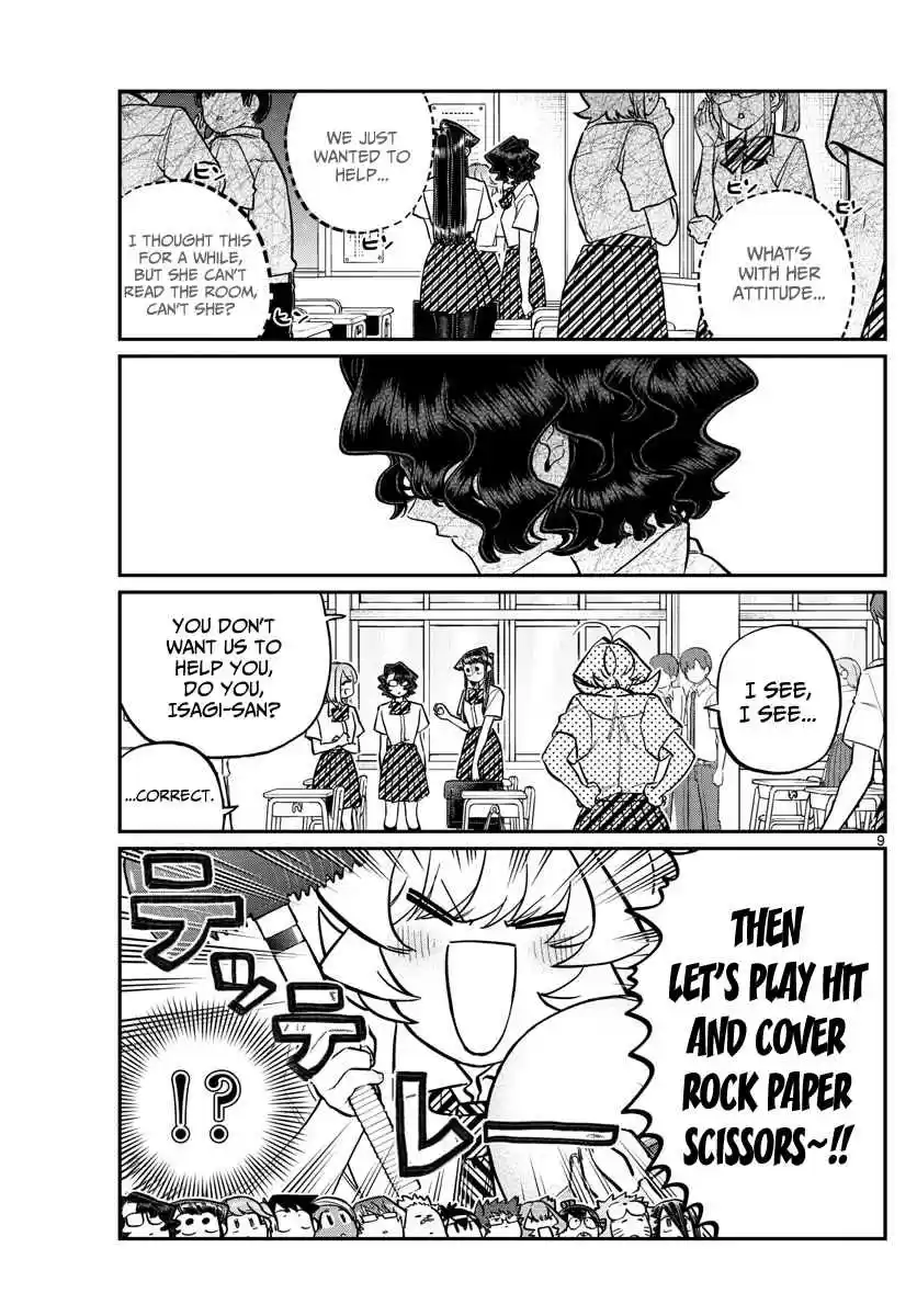 Komi san wa Komyushou Desu. Ch. 199 Hit and Cover Rock Paper Scissors