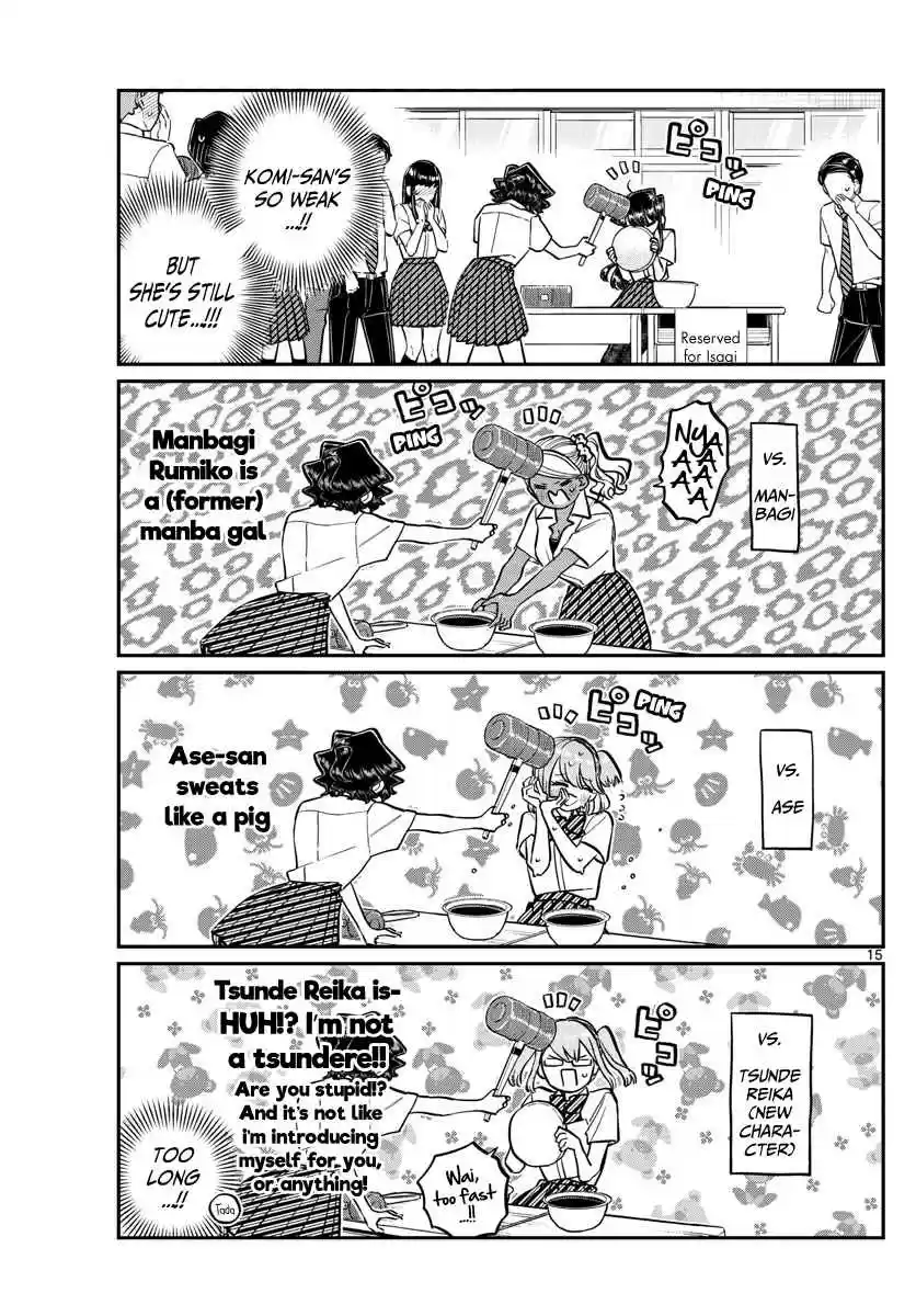 Komi san wa Komyushou Desu. Ch. 199 Hit and Cover Rock Paper Scissors