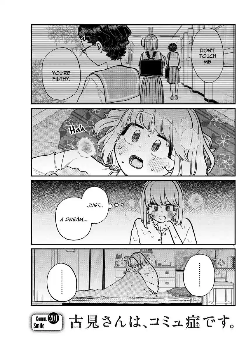 Komi san wa Komyushou Desu. Ch. 201 Smile