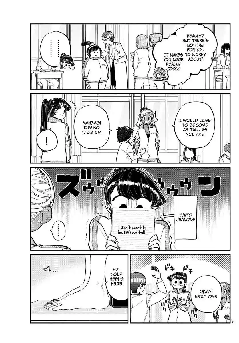 Komi san wa Komyushou Desu. Ch. 204 Height