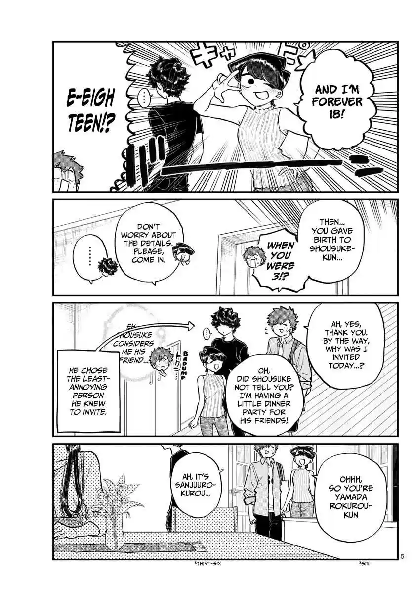 Komi san wa Komyushou Desu. Ch. 207 Banquet