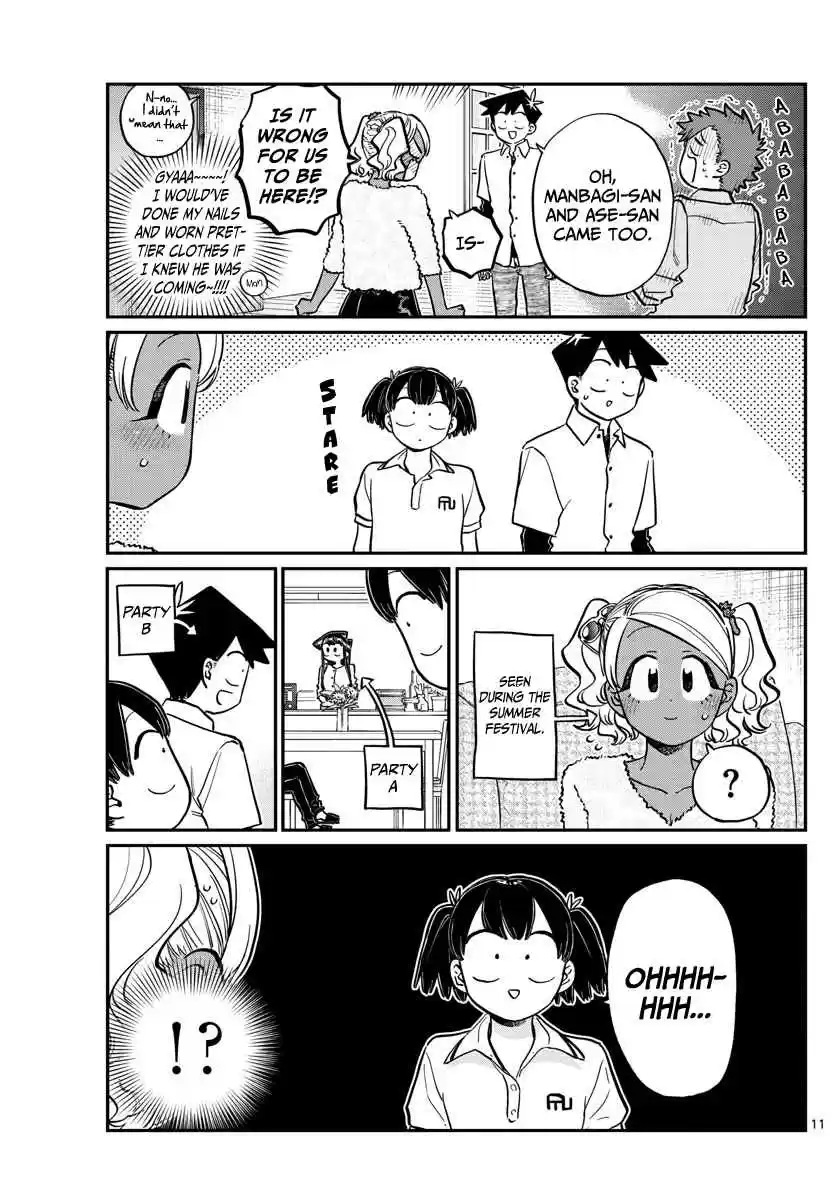 Komi san wa Komyushou Desu. Ch. 207 Banquet