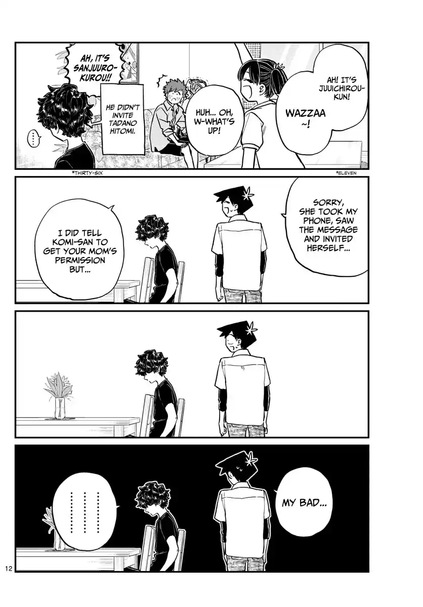 Komi san wa Komyushou Desu. Ch. 207 Banquet