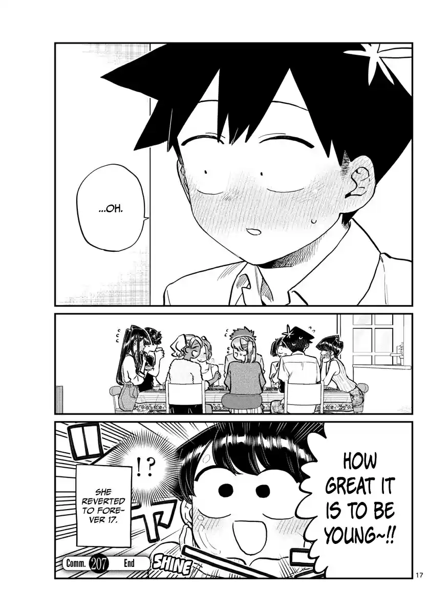 Komi san wa Komyushou Desu. Ch. 207 Banquet