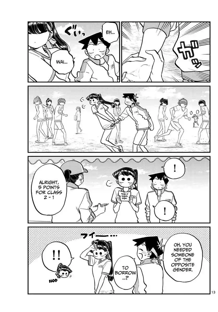 Komi san wa Komyushou Desu. Ch. 209 Second year sports festival 2
