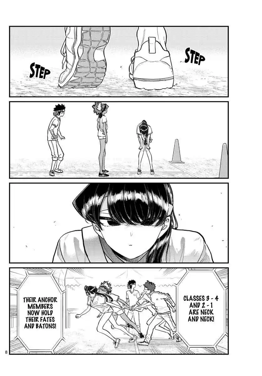 Komi san wa Komyushou Desu. Ch. 212 Second year sports festival 3
