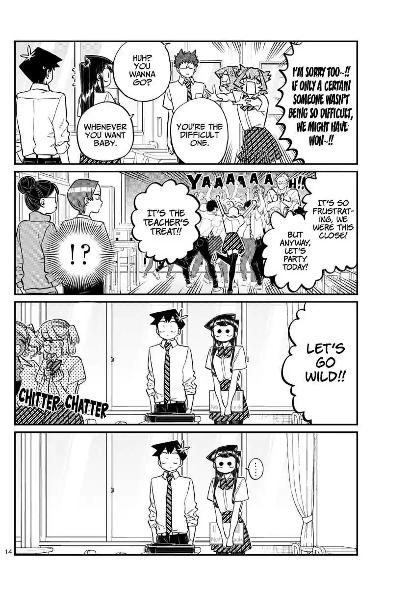 Komi san wa Komyushou Desu. Ch. 213 Pat pat
