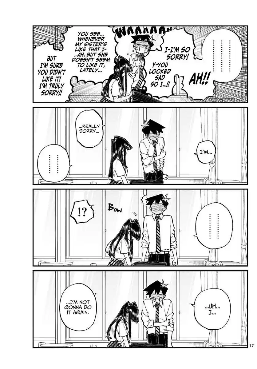 Komi san wa Komyushou Desu. Ch. 213 Pat pat