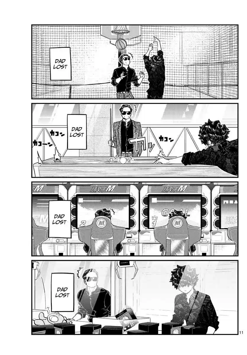 Komi san wa Komyushou Desu. Ch. 215 A day of a father and son
