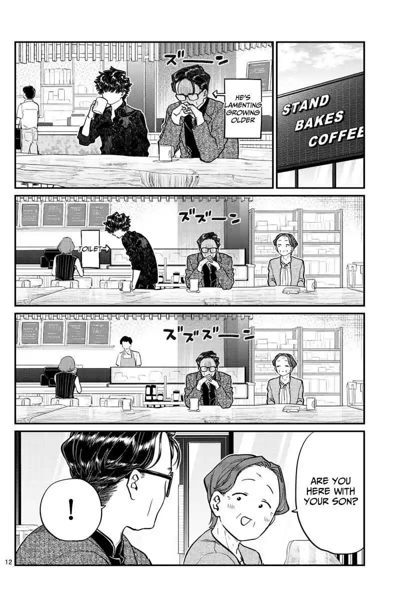 Komi san wa Komyushou Desu. Ch. 215 A day of a father and son