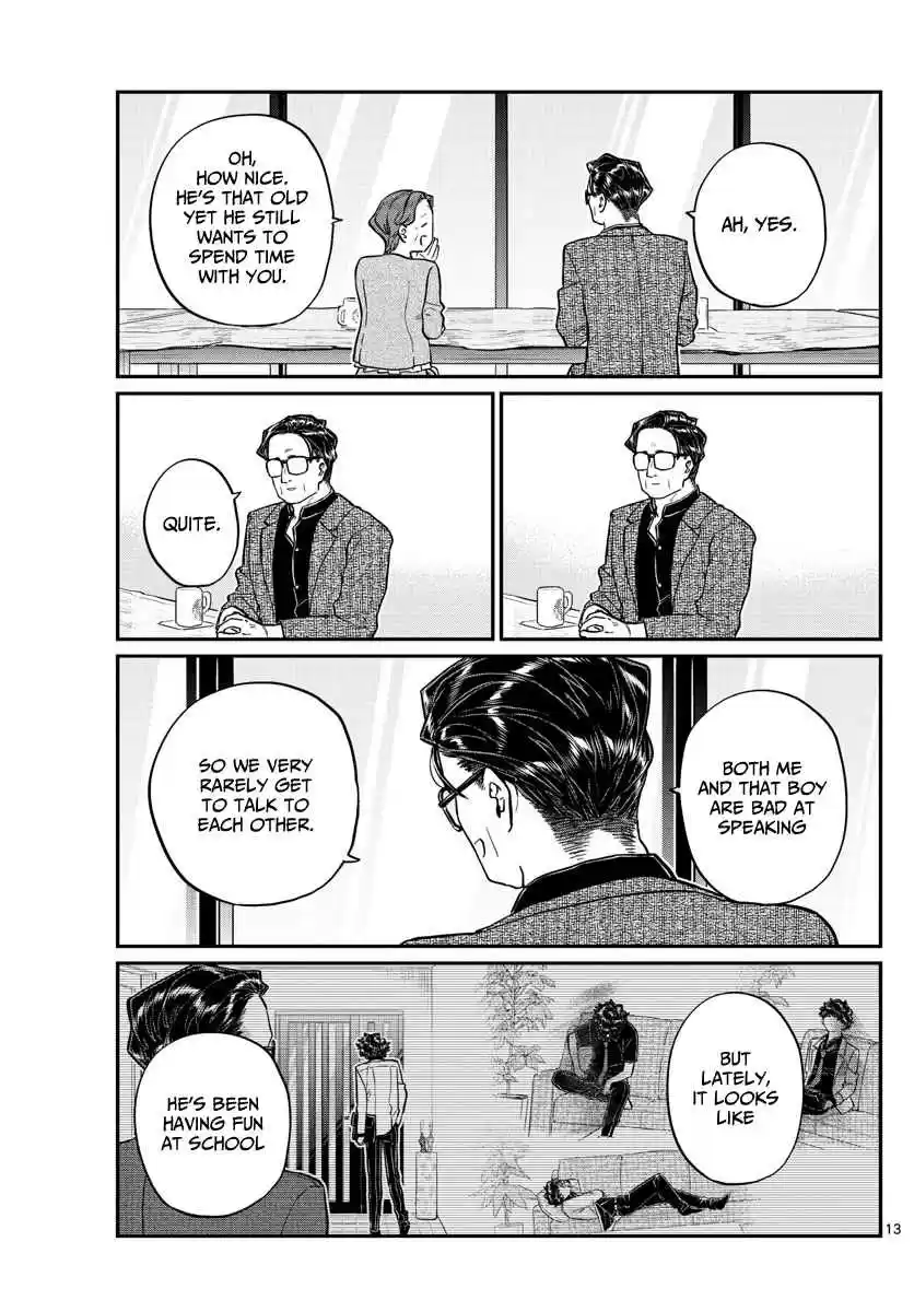 Komi san wa Komyushou Desu. Ch. 215 A day of a father and son