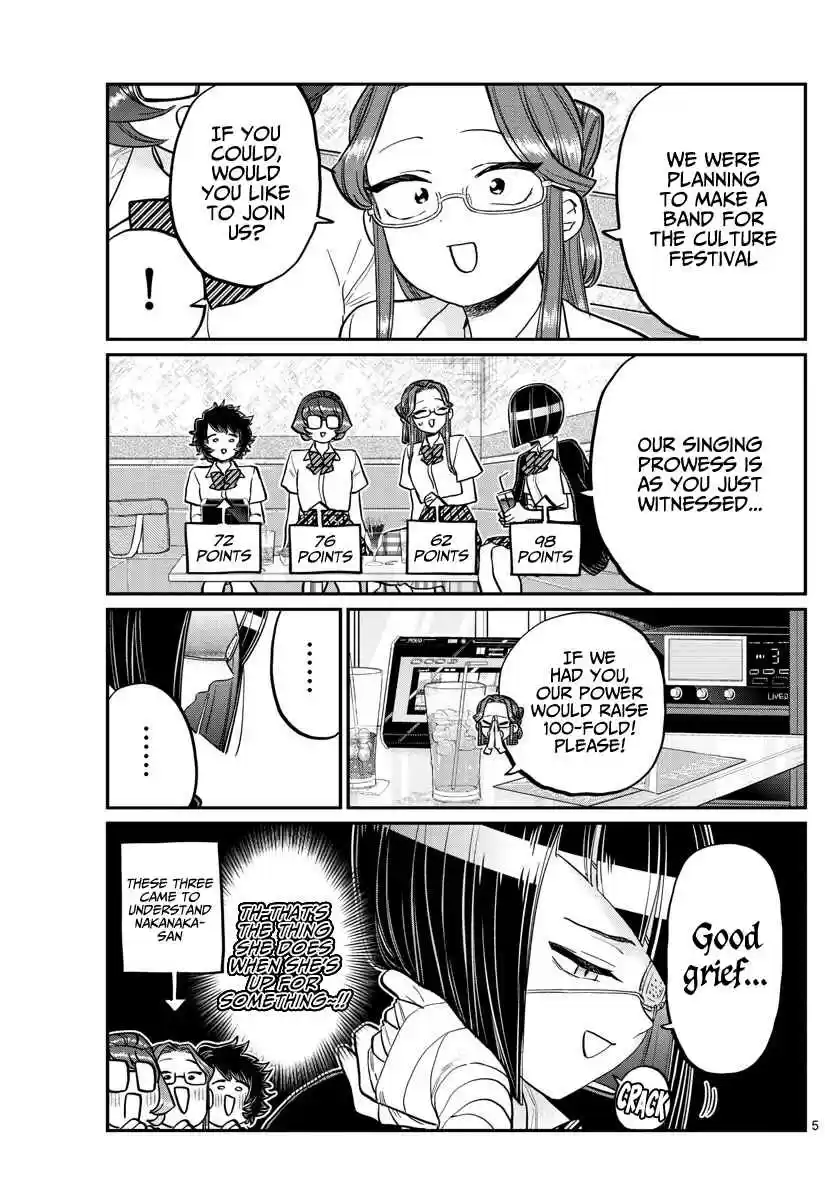Komi san wa Komyushou Desu. Ch. 235 Band