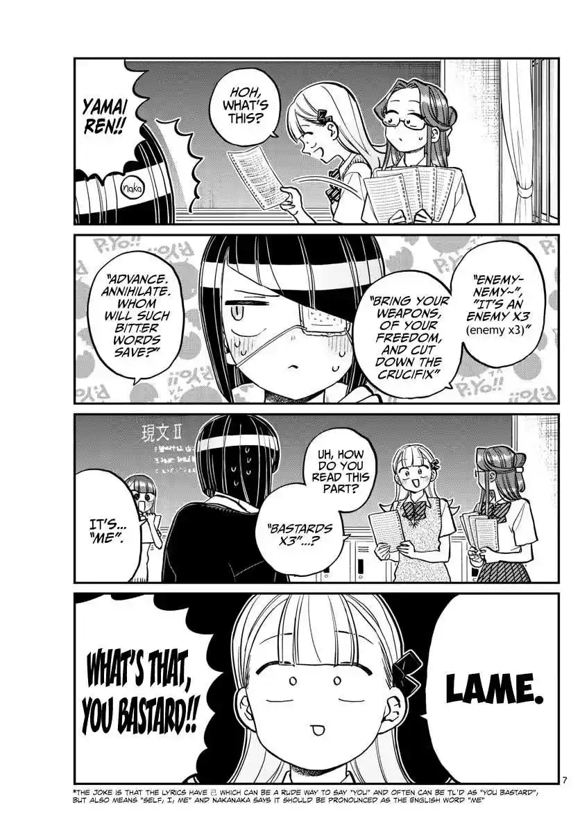 Komi san wa Komyushou Desu. Ch. 235 Band