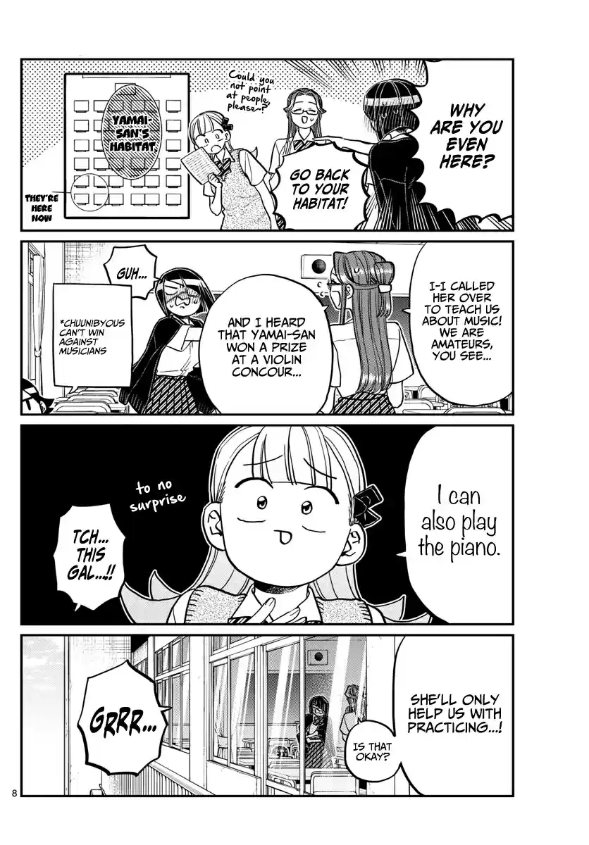 Komi san wa Komyushou Desu. Ch. 235 Band