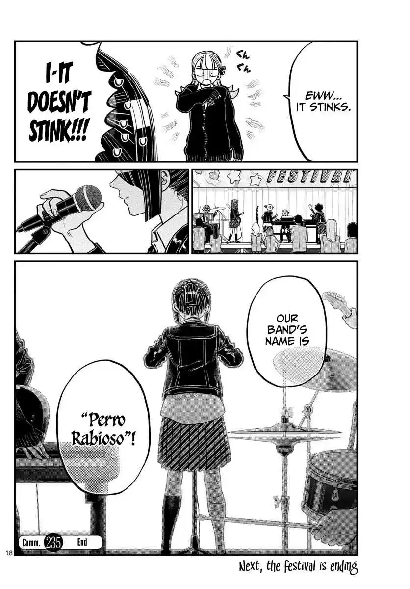 Komi san wa Komyushou Desu. Ch. 235 Band