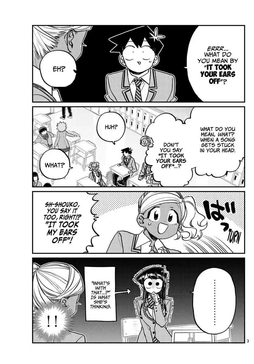 Komi san wa Komyushou Desu. Ch. 248 It took my ears off
