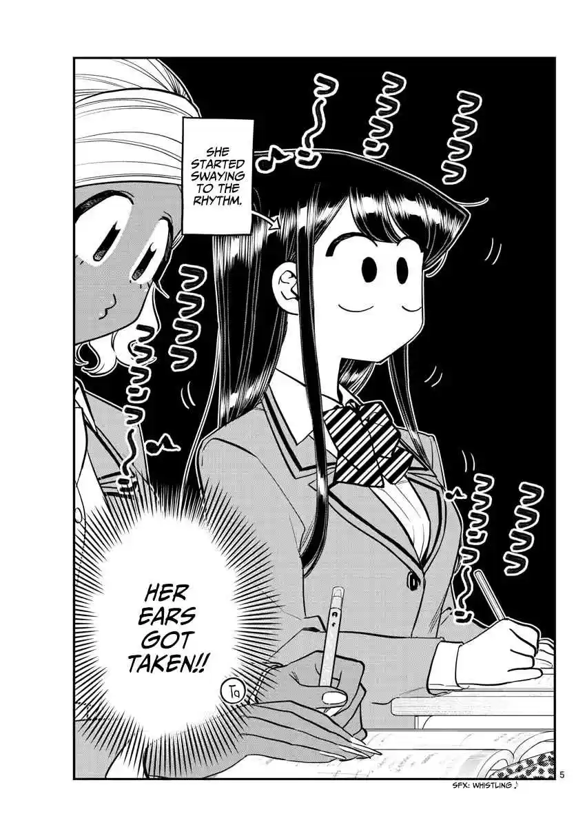 Komi san wa Komyushou Desu. Ch. 248 It took my ears off