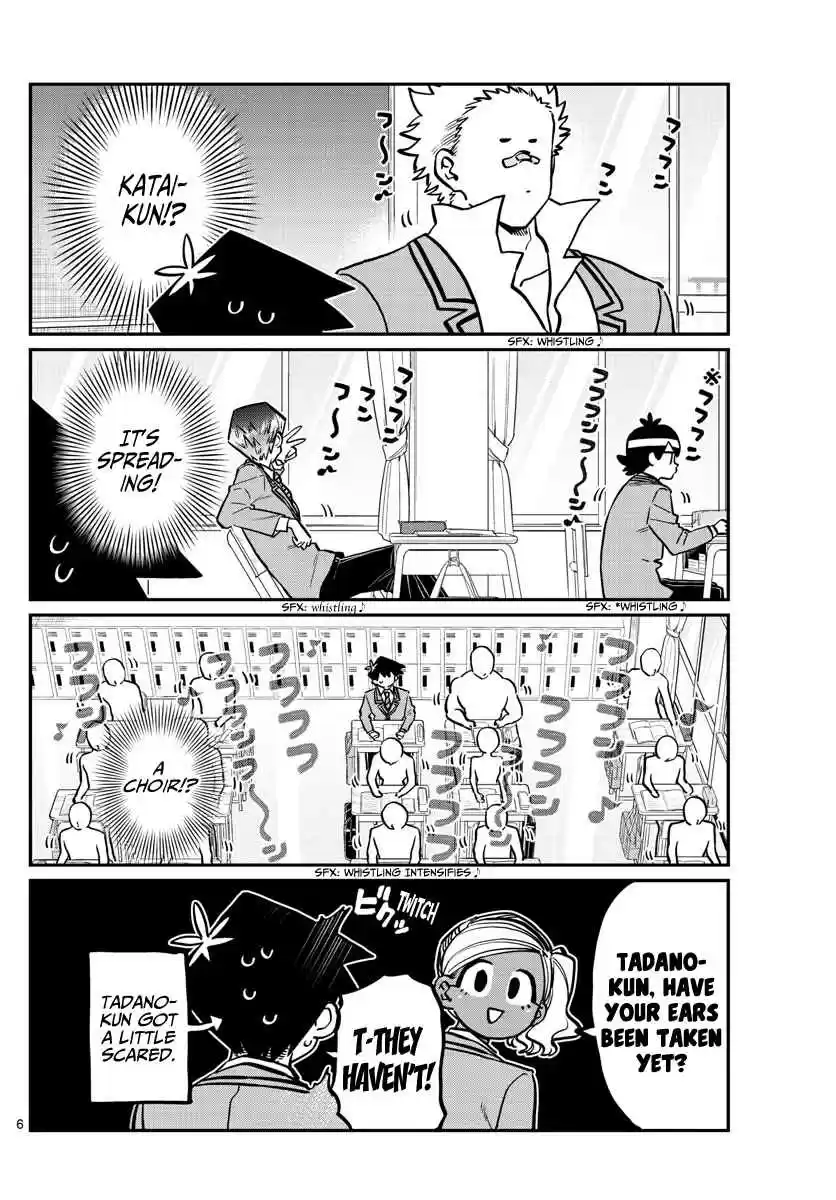 Komi san wa Komyushou Desu. Ch. 248 It took my ears off
