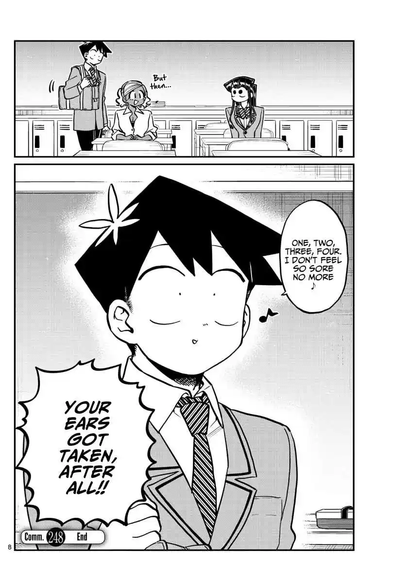 Komi san wa Komyushou Desu. Ch. 248 It took my ears off