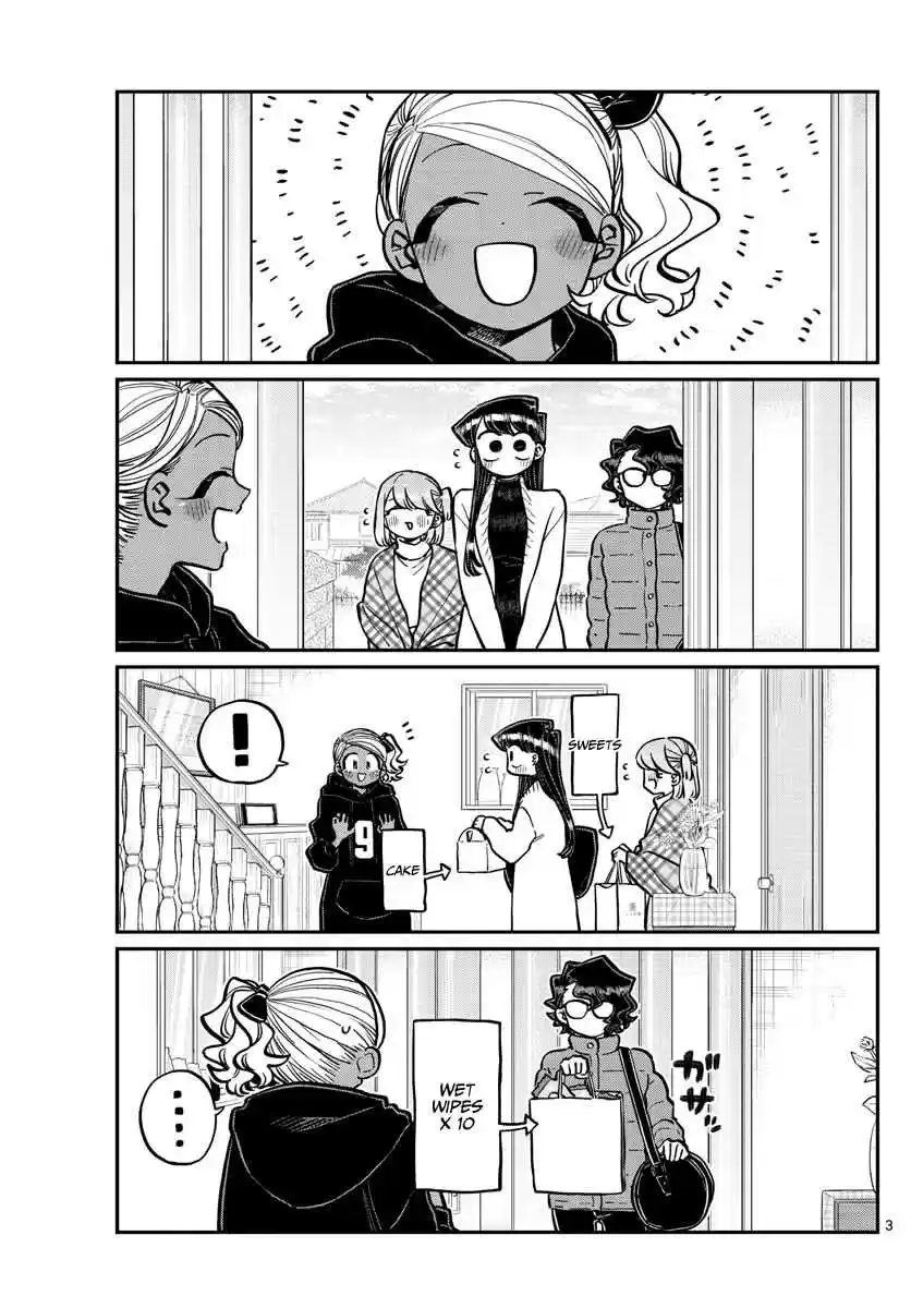 Komi san wa Komyushou Desu. Ch. 257 Studying and a sleepover