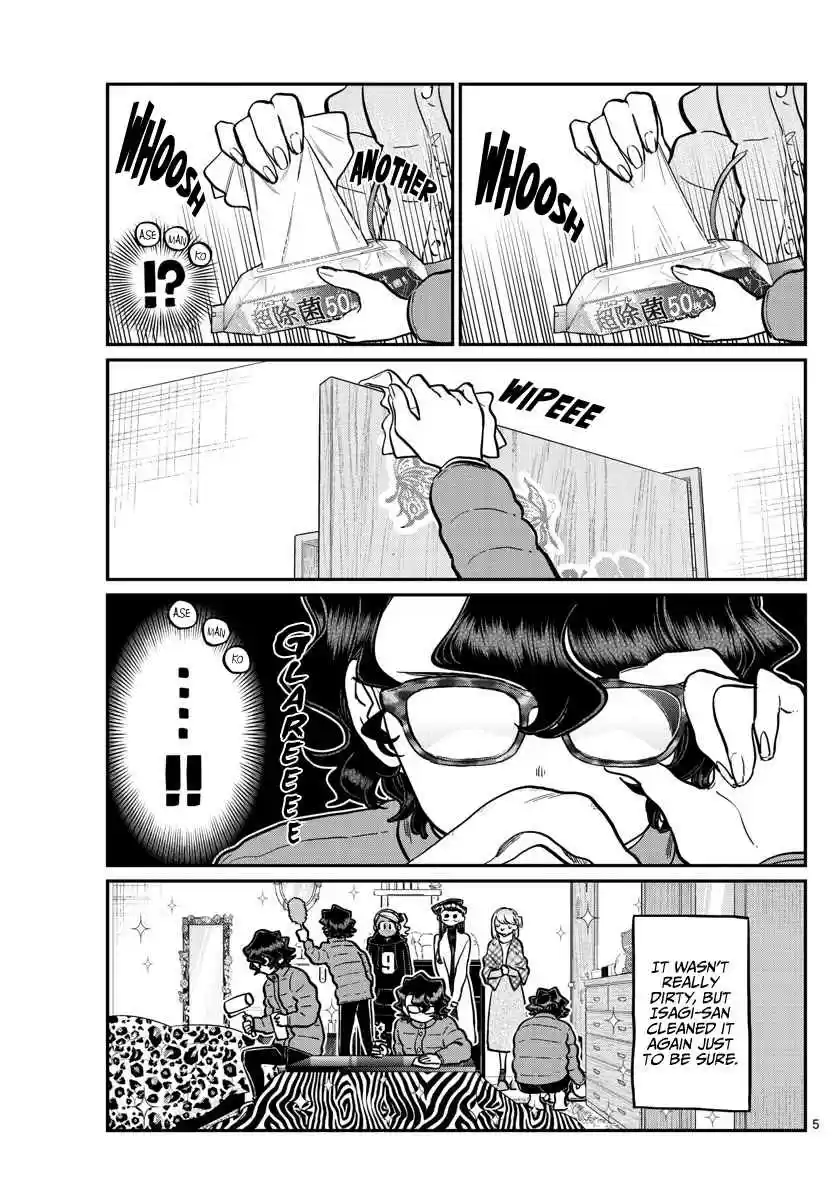 Komi san wa Komyushou Desu. Ch. 257 Studying and a sleepover