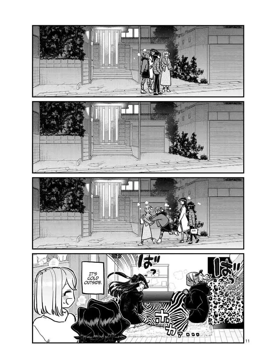 Komi san wa Komyushou Desu. Ch. 257 Studying and a sleepover