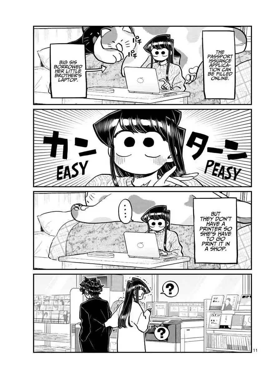 Komi san wa Komyushou Desu. Ch. 277 Passport