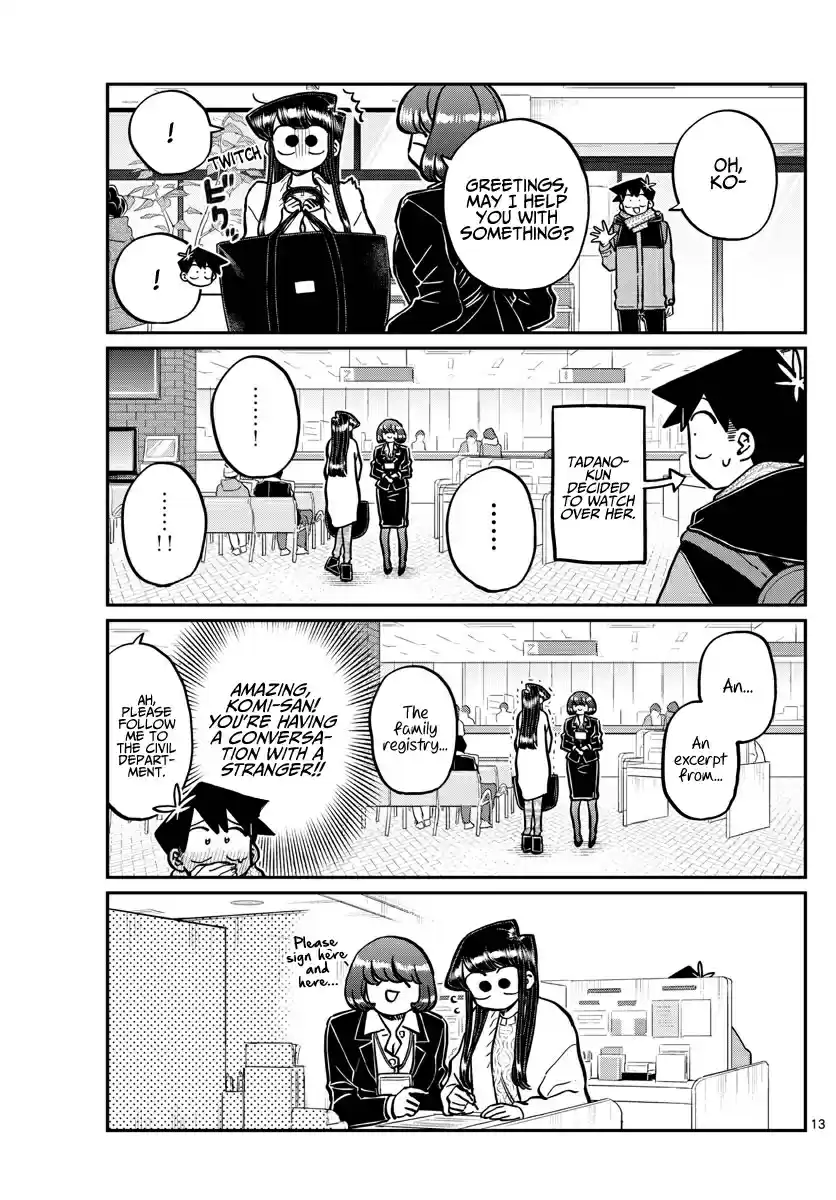 Komi san wa Komyushou Desu. Ch. 277 Passport