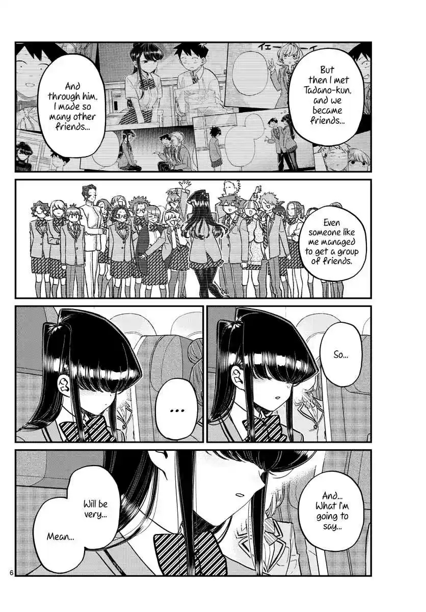 Komi san wa Komyushou Desu. Ch. 295 Flying Home