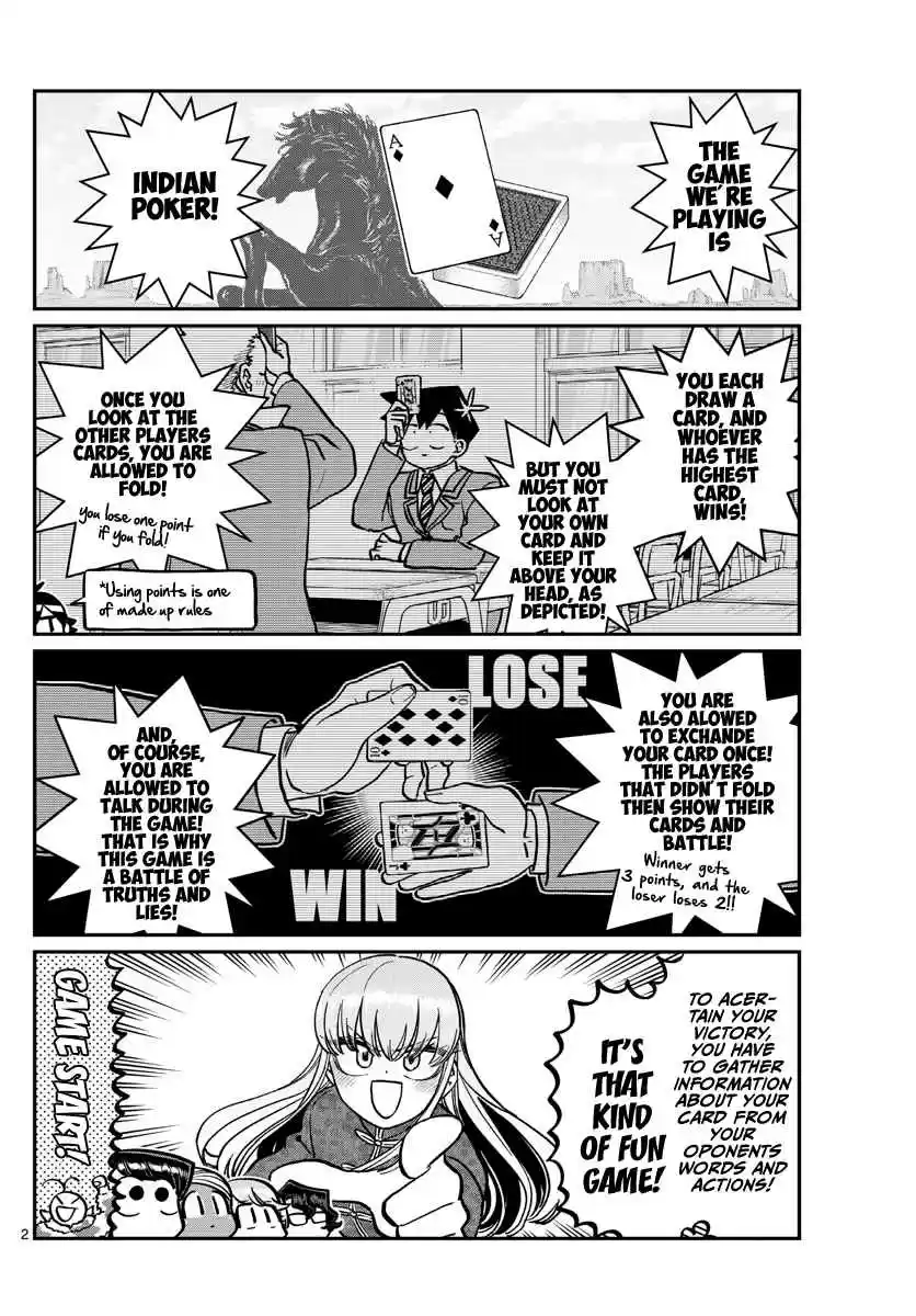 Komi san wa Komyushou Desu. Ch. 296 Indian Poker