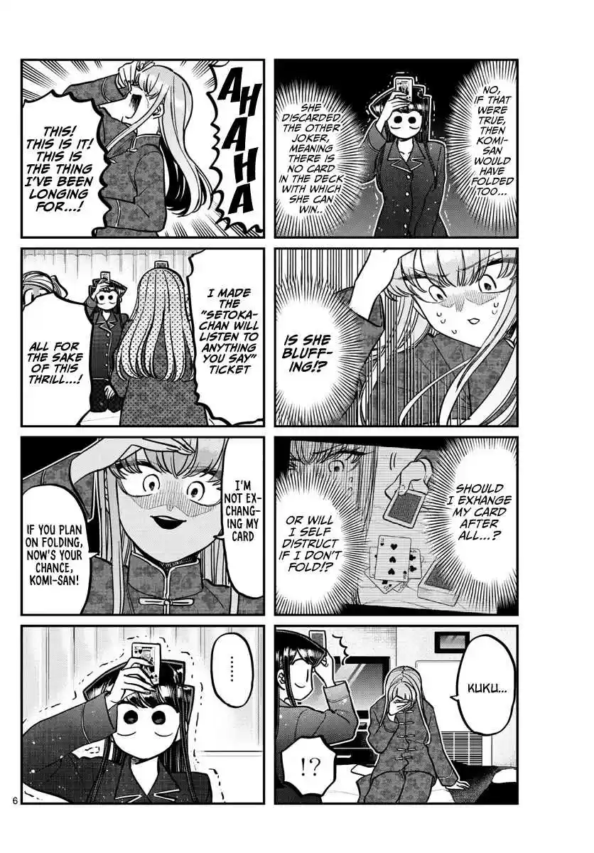 Komi san wa Komyushou Desu. Ch. 296 Indian Poker