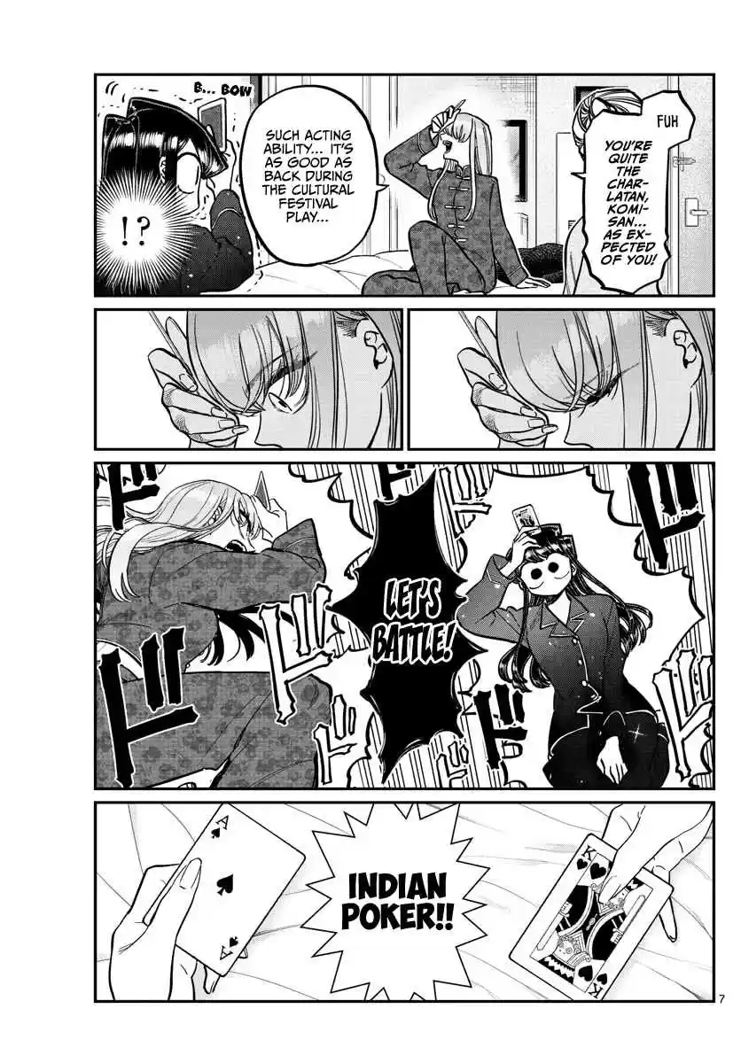 Komi san wa Komyushou Desu. Ch. 296 Indian Poker