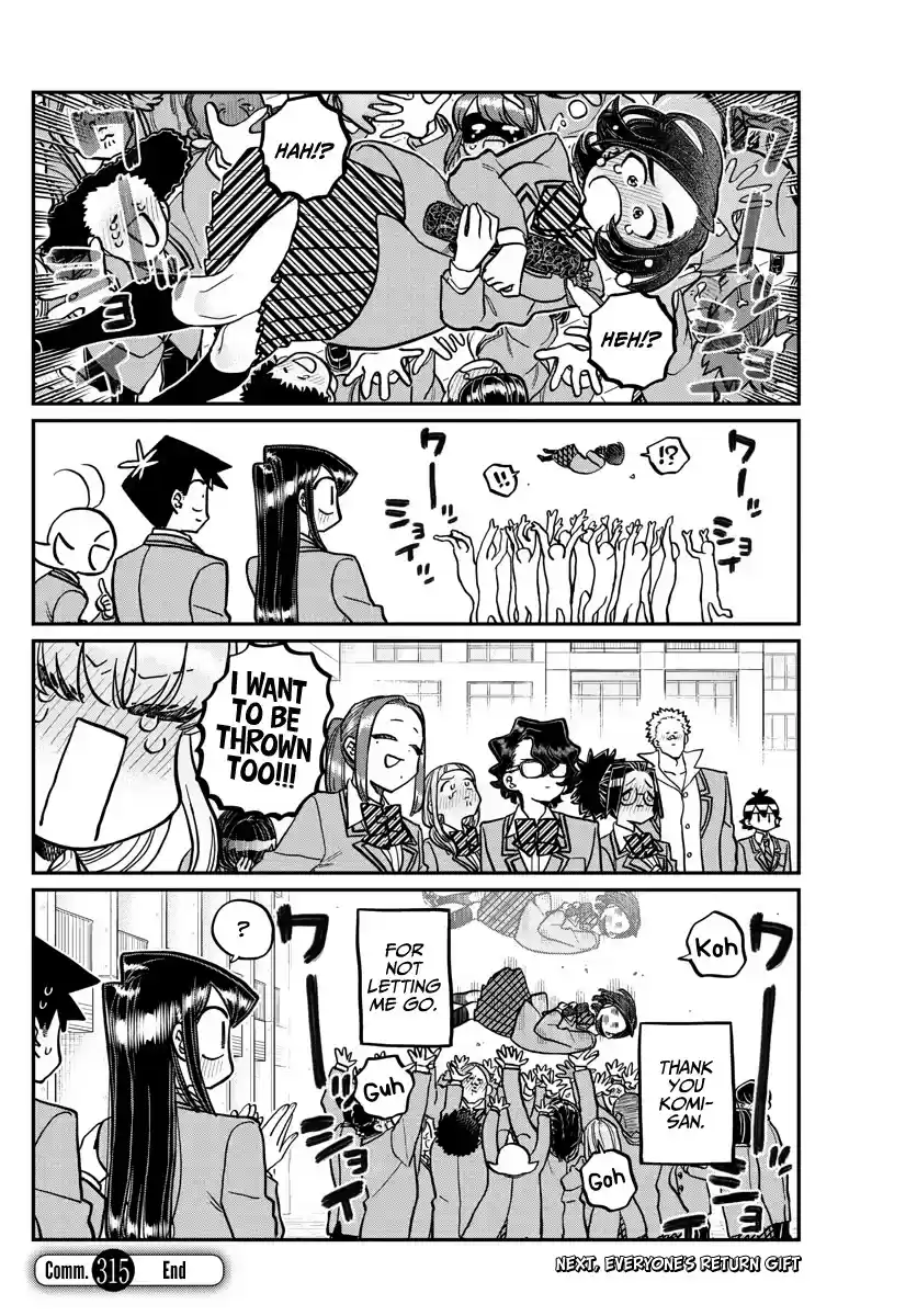 Komi-San Wa Komyushou Desu Chapter 315: Congratulations On Graduating