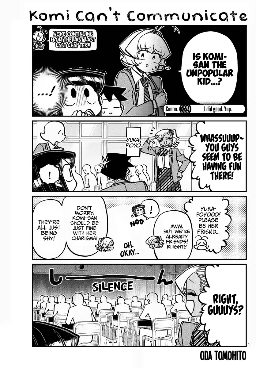 Komi-San Wa Komyushou Desu Chapter 329