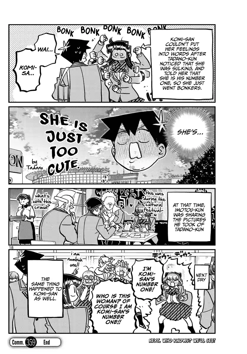 Komi-San Wa Komyushou Desu Chapter 359
