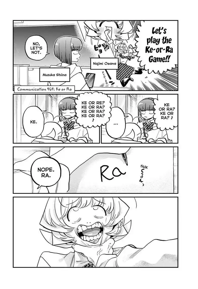 Komi-San Wa Komyushou Desu Chapter 464