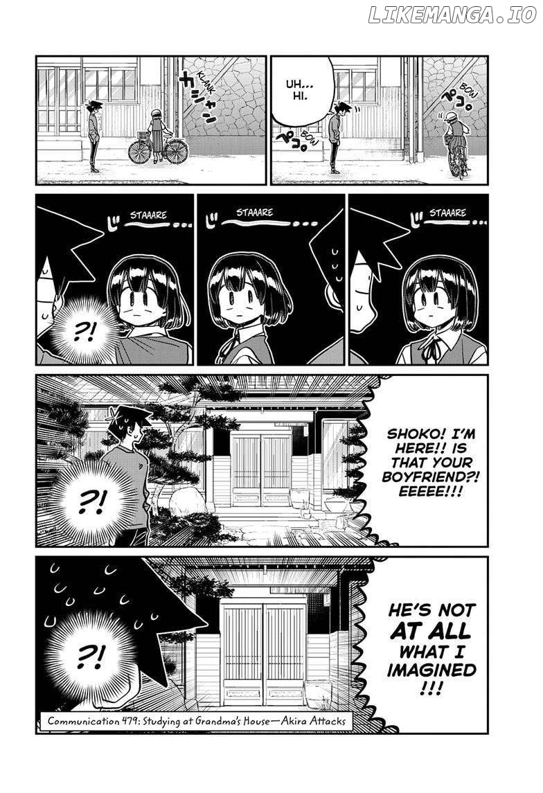 Komi-san wa Komyushou Desu Chapter 479