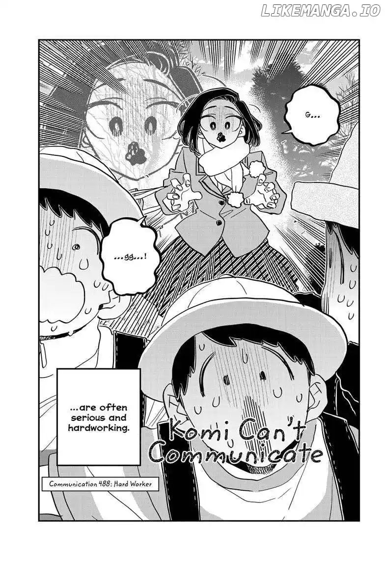 Komi-san wa Komyushou Desu Chapter 488