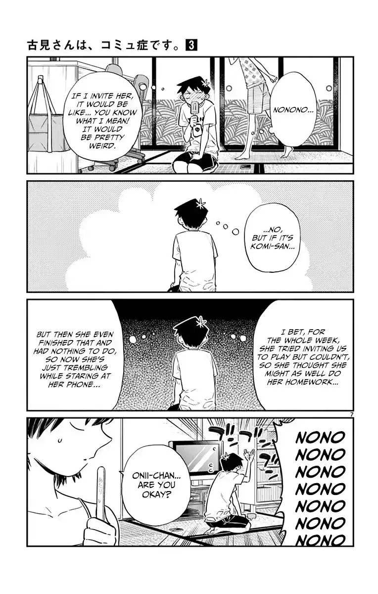 Komi-san wa Komyushou Desu vol.3 ch.37