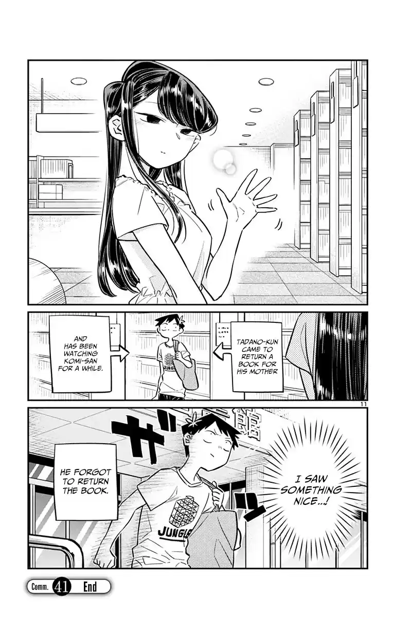 Komi-san wa Komyushou Desu vol.3 ch.41