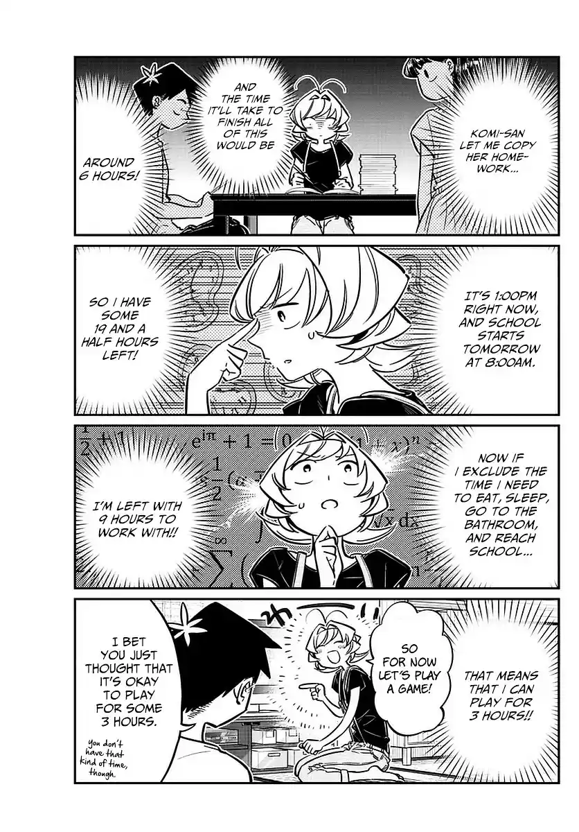 Komi-san wa Komyushou Desu vol.4 ch.50
