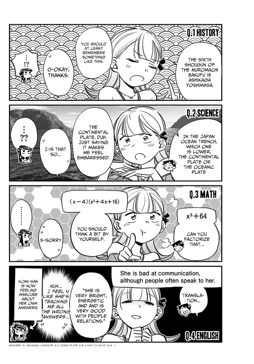 Komi-san wa Komyushou Desu vol.4 ch.50