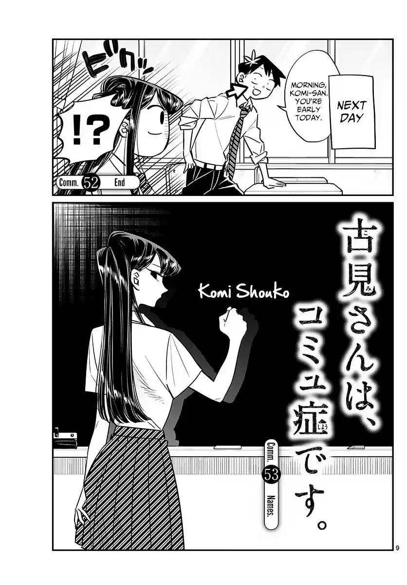 Komi-san wa Komyushou Desu vol.4 ch.53