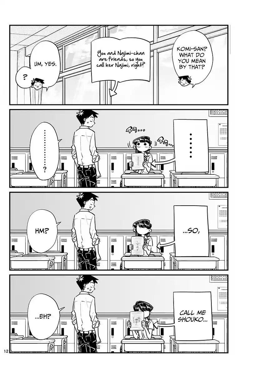 Komi-san wa Komyushou Desu vol.4 ch.53