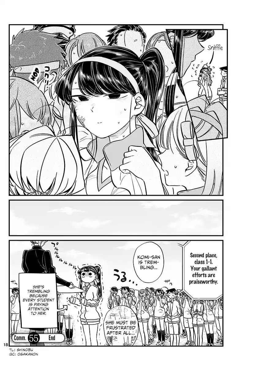 Komi-san wa Komyushou Desu vol.4 ch.55