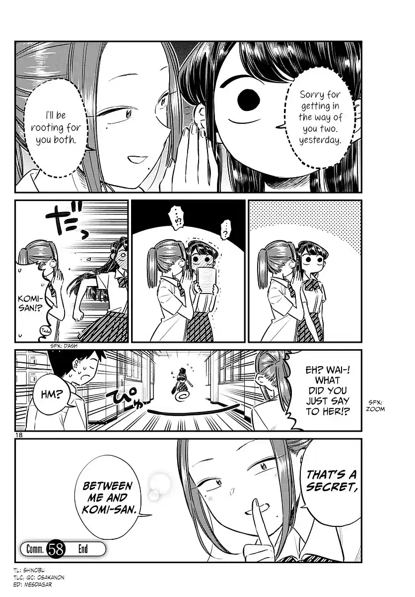 Komi-san wa Komyushou Desu vol.4 ch.58
