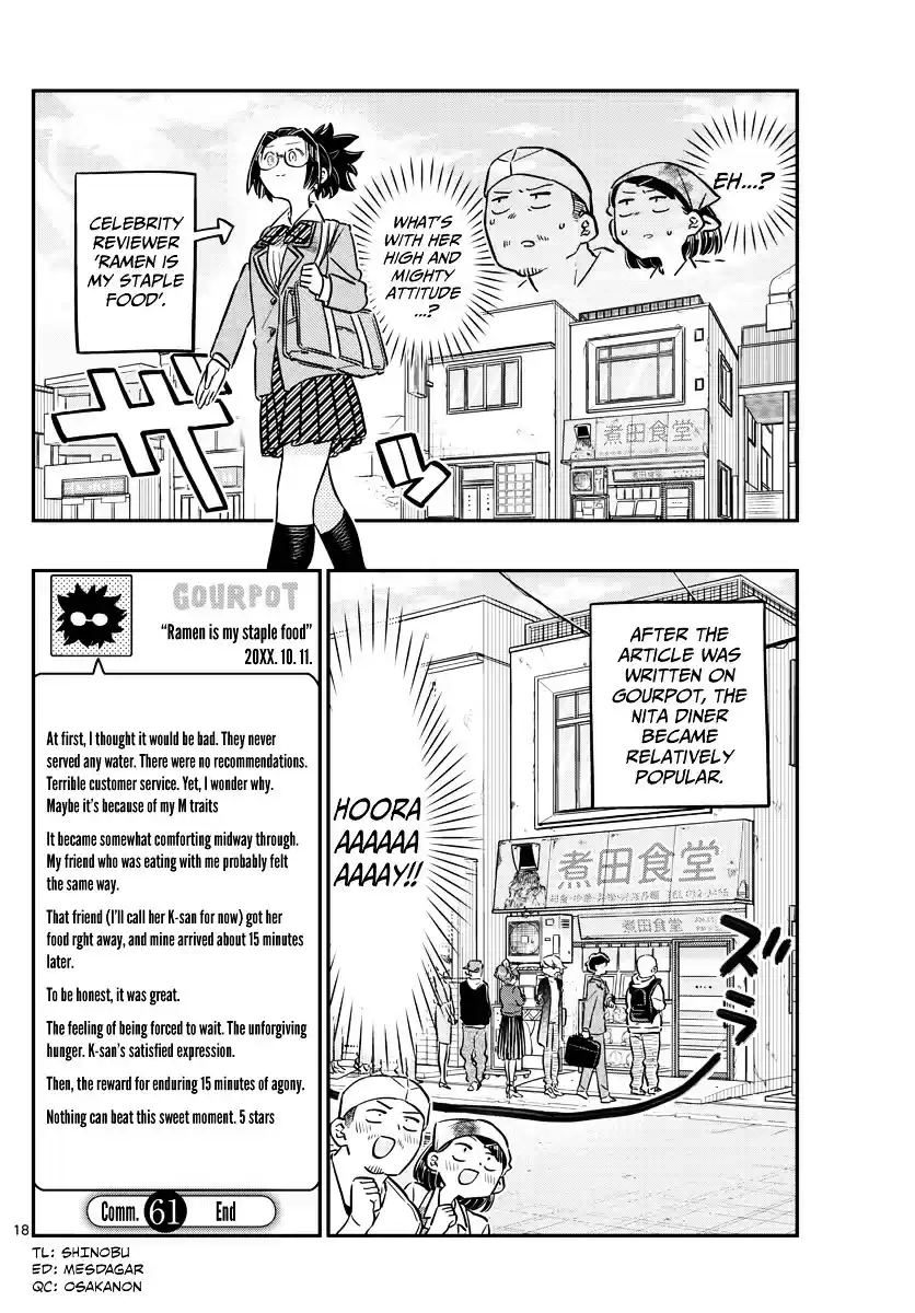 Komi-san wa Komyushou Desu vol.4 ch.61