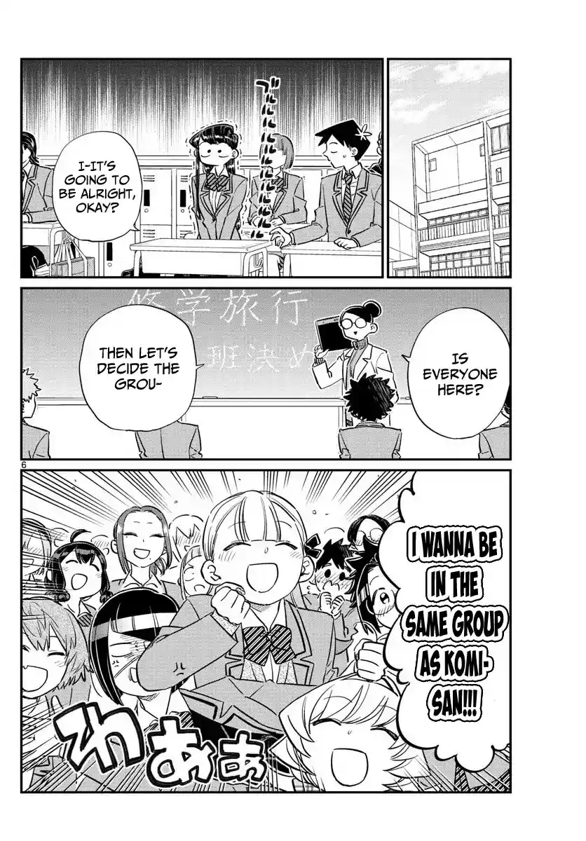 Komi-san wa Komyushou Desu Vol.8 Chapter 103.5: Deciding The Groups For The Field Trip's Continuation